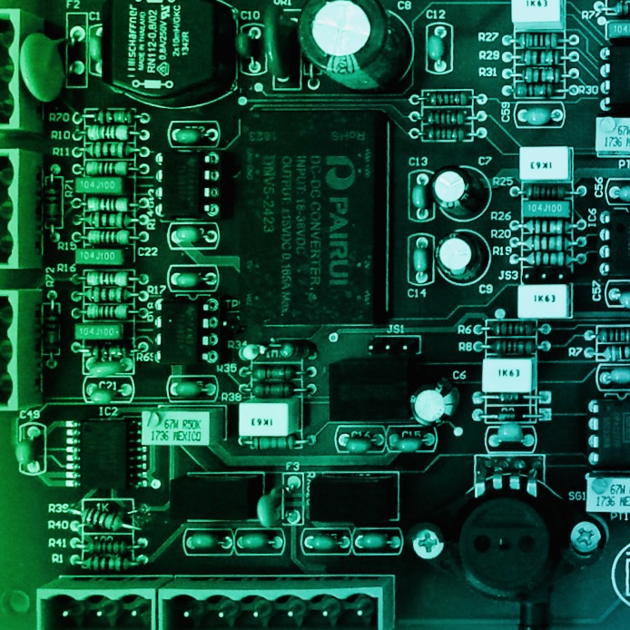 View of Selio I/O module with 16 relays