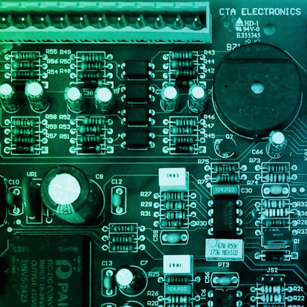 View of Selio I/O module with 16 relays